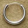 Creole glatt 20 mm 2mm 925 Sterlingsilber