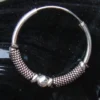 Creole 25mm / 1,6mm Kugel Schlange 925 Silberschmuck