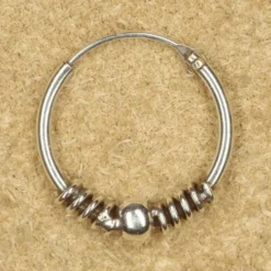 Creole 16mm / 1,3mm Kugel 925 Silberschmuck