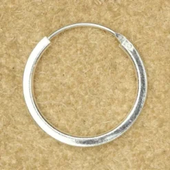 Creole 20mm / 2mm schlicht eckig 925 Silberschmuck