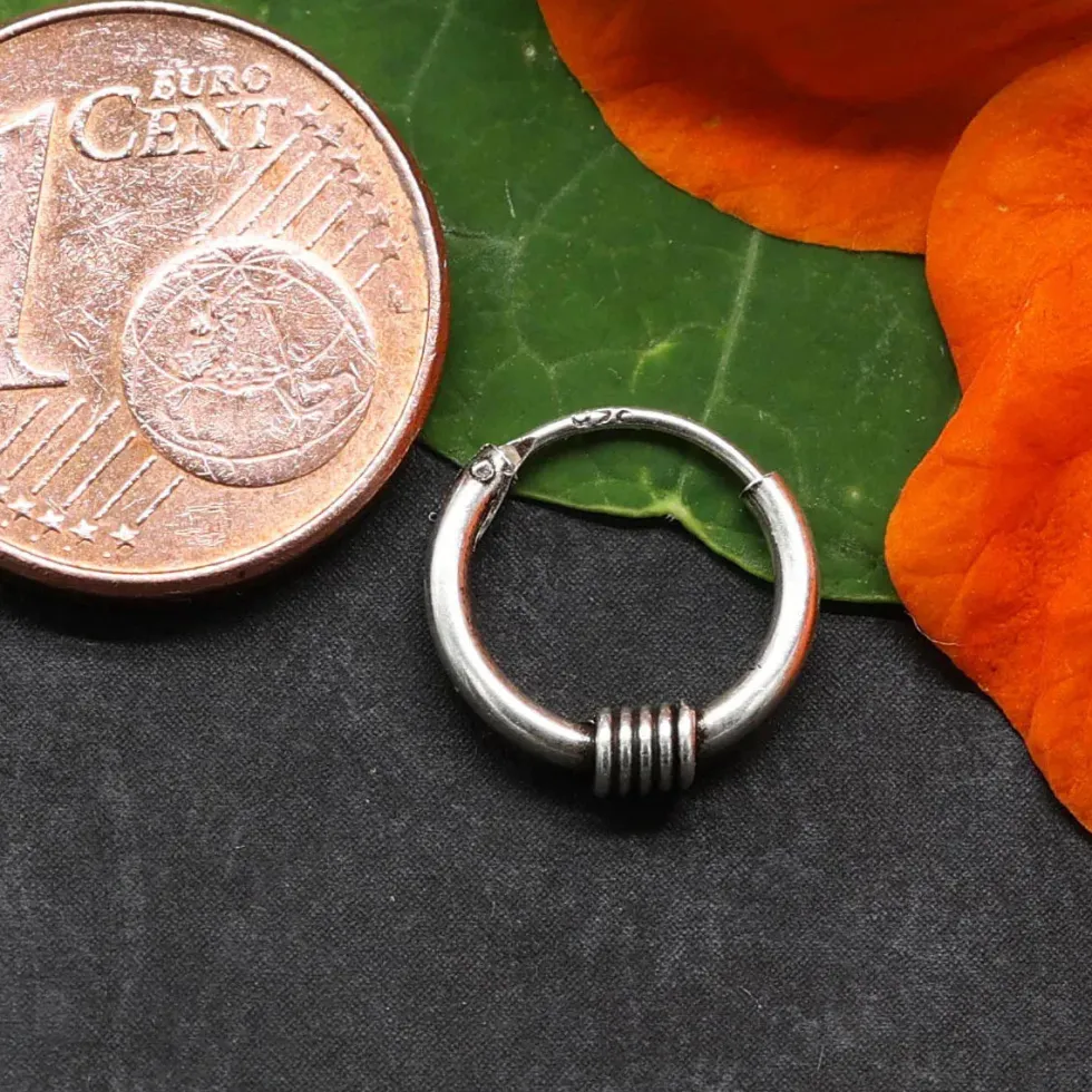 Creole 10mm 1,3mm 925 Sterlingsilber