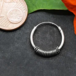 Creole 14mm 1.5mm Stärke Schmuck 925 Silber