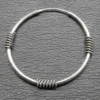 Creole 35mm / 1,5mm verziert 925 Silberschmuck