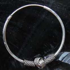Creole 35mm / 1,6mm verziert 925 Silberschmuck