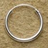 Creole Silber glatt 16 mm 1,5mm 925 Silber