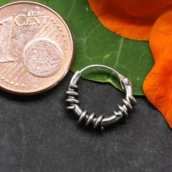 Creole 925 Silber 10mm 1,5mm kleine Ringe