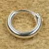 Creole 925 Silber 10mm / 2mm rund schlicht