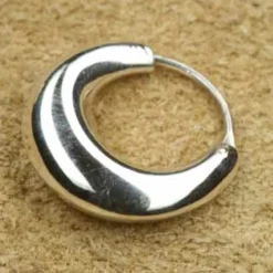Creole Silber Mond Schmuck 15 mm 3mm 925 Silber