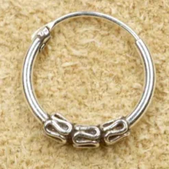 Creole 925 Silber Ohrring Schmuck 12mm 1,2mm