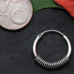 Creole Silberschmuck 15mm 1,8mm Ohrring Silberschmuck 925