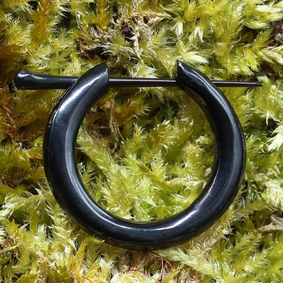 Creole vom Wasserbüffel Ø 2,5cm Horn (Paar)