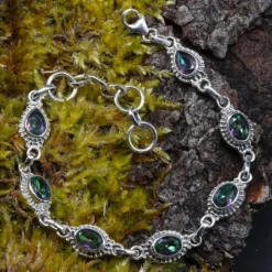 Damen Magic Quarz Armband Edelstein Damen Armschmuck 925 Silber