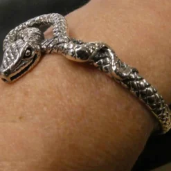 Damen Schlange Armreif Sterlingsilber Ø 5,8