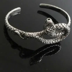 Damen Schlange Armreif Sterlingsilber Ø 5,8