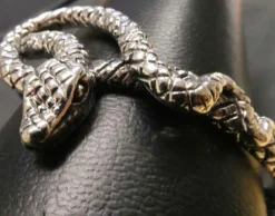Damen Schlange Armreif Sterlingsilber Ø 5,8
