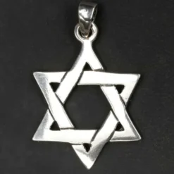 Davidstern Schmuck Kettenanhänger 925 Silberschmuck