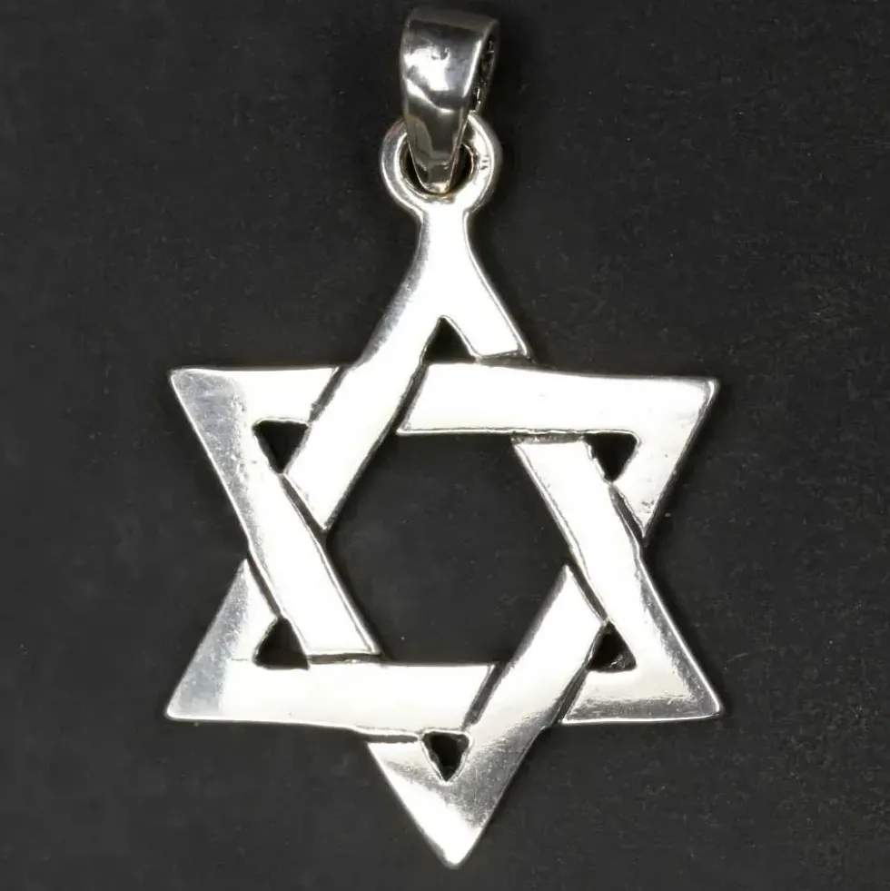 Davidstern Schmuck Kettenanhänger 925 Silberschmuck