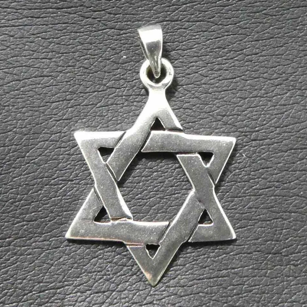 Davidstern Schmuck Kettenanhänger 925 Silberschmuck