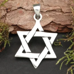 Davidstern Schmuck Kettenanhänger 925 Silberschmuck