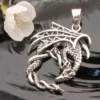 Drache ausgefallen Schmuck Kettenanhänger Silber 925