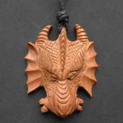 Drache Holzschmuck Anhänger Saboholz