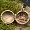 Drache Medaillon Schmuck Anhänger Bronze zum Öffnen