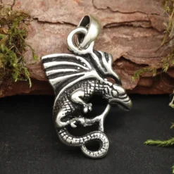 Drache mystisch Schmuck Anhänger 925 Silber Kettenanhänger