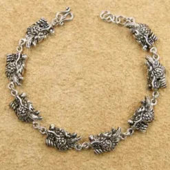 Drachen Armband Sterlingsilber Länge: 19cm