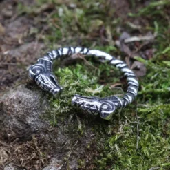 Drachen Ring Wikinger Schmuck 925 Silber