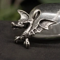 Drachen Schmuck Anhänger 925 Silber Kettenanhänger
