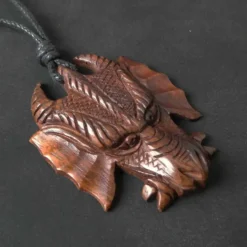 Drachen Schmuck Holzschmuck Anhänger