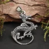Drachen Schmuck Kettenanhänger zierlich Silberschmuck 925 Silber