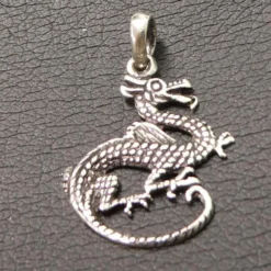 Drachen Schmuck Kettenanhänger zierlich Silberschmuck 925 Silber