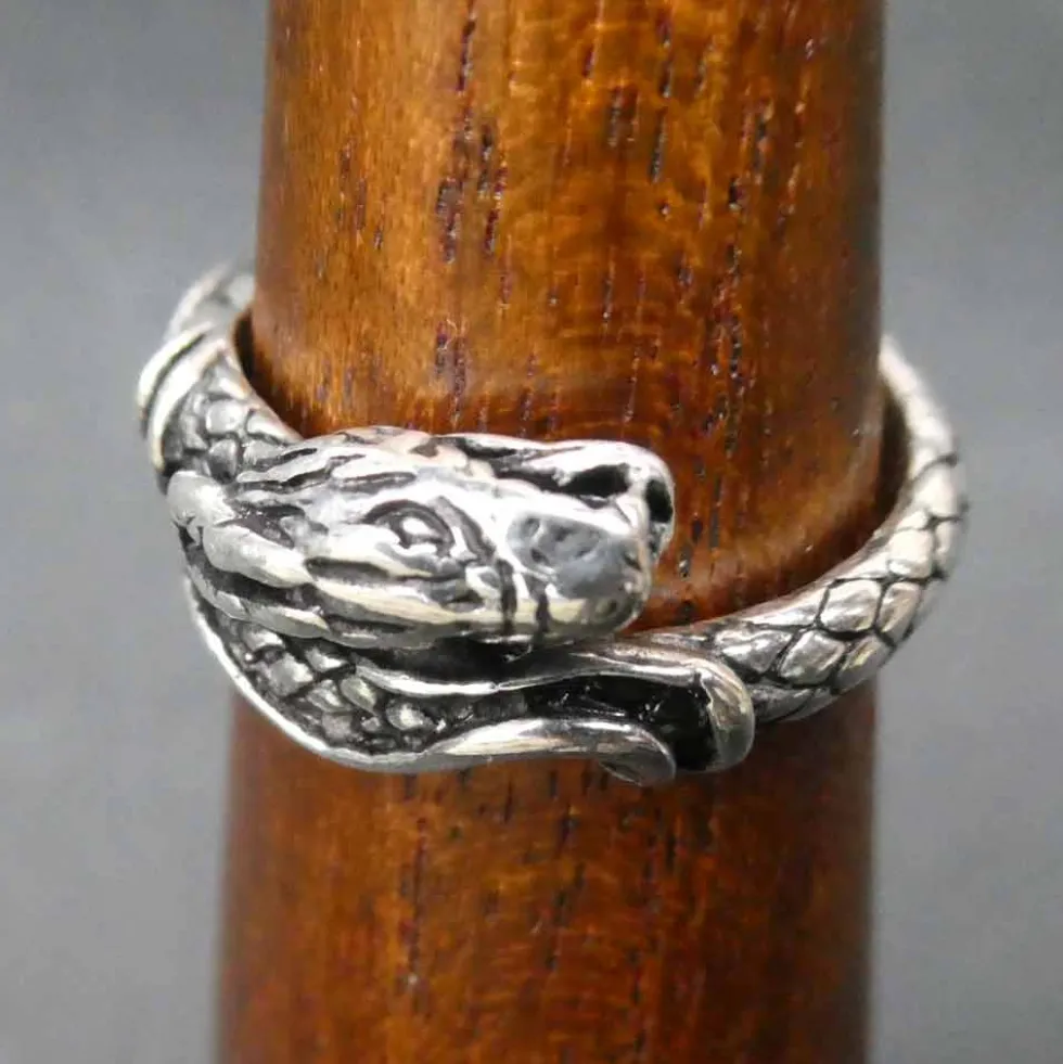 Drachen Schmuck Ring massiv 925 Silber Damen Herren