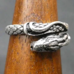 Drachen Schmuck Ring massiv 925 Silber Damen Herren