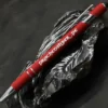 Drachensilber Kugelschreiber rot - Tintenfarbe schwarz