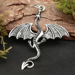 Drache Schmuck Anhänger 925/000 Luftdrache Kettenanhänger