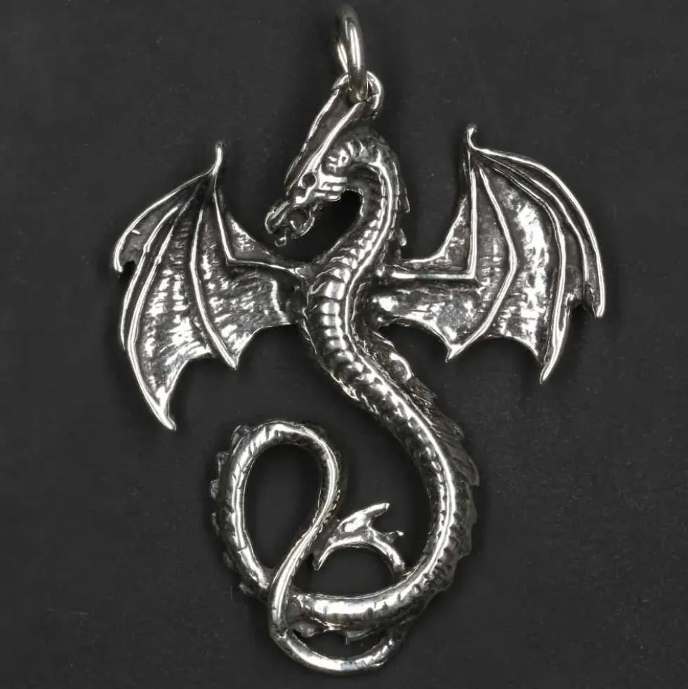 Drache Schmuck Anhänger Sterlingsilber