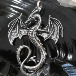Drache Schmuck Anhänger Sterlingsilber