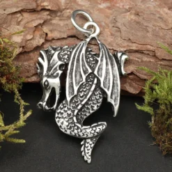 Drache Schmuck Anhänger 925 Sterlingsilber Drachenschmuck