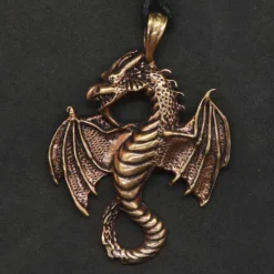Drache Schmuck Bronze Anhänger Luftdrache