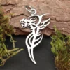 Drache Schmuck Tattoo Stil 925 Silber Anhänger