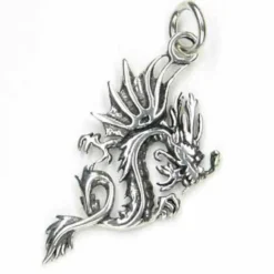 Drache sehr filigran Silberschmuck Ketten Anhänger 925