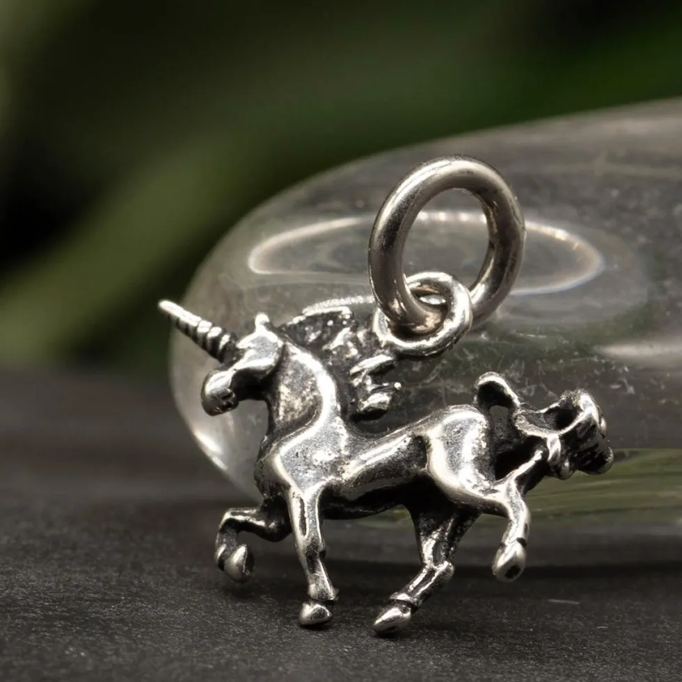 Einhorn Schmuck Kettenanhänger mystisch 925 Silber