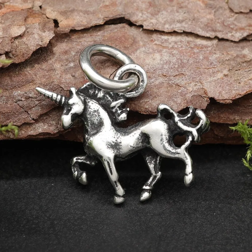Einhorn Schmuck Kettenanhänger mystisch 925 Silber