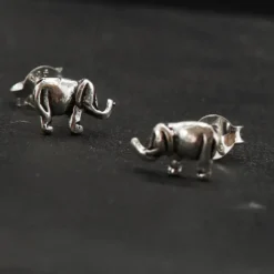 Elefant Ohrstecker 925 Silber Ohrschmuck