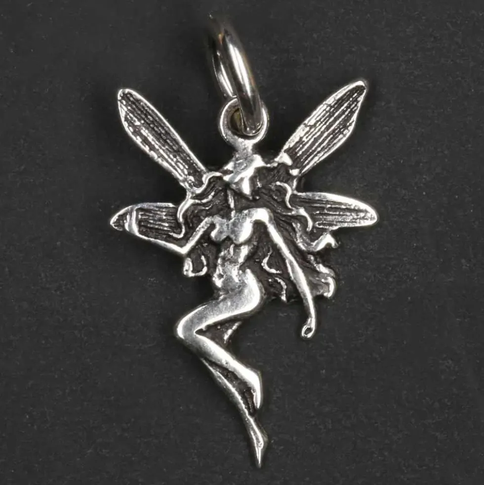 Elfe Schmuck Anhänger 925 Silber kleine Fee Anhänger