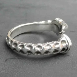 2er Kralle cooler Ring aus 925 Silber