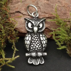 Eule Schmuck Anhänger 925 Silber Tiersymbol