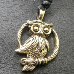 Eule Schmuck Kette Bronze Ketten Anhänger